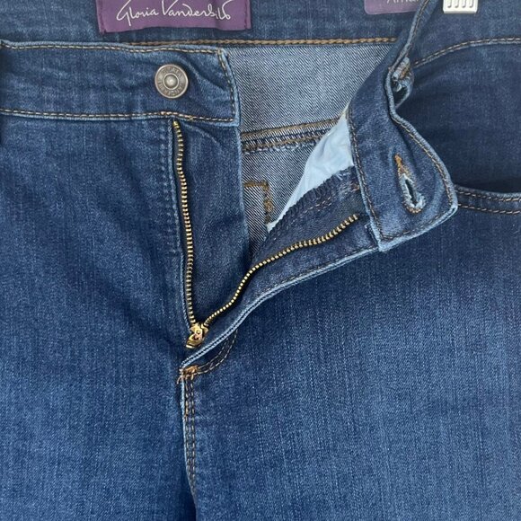 Gloria Vanderbilt Amanda Jeans Womens Size 8 Medium Wash Blue High Rise - Picture 5 of 9